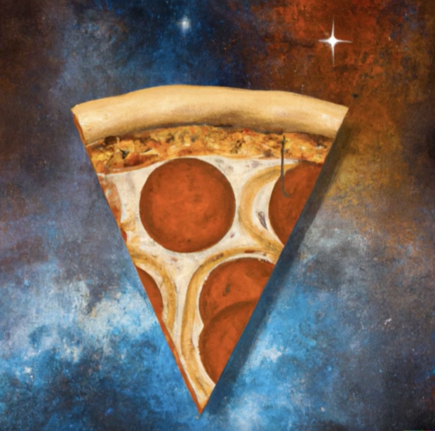 Pizza in cosmos, Burgas Pizza Quest Music Art